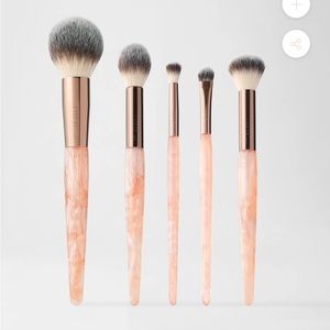 LUXIE Glimmer Set 5p Makeup Brush Pink Marble $80